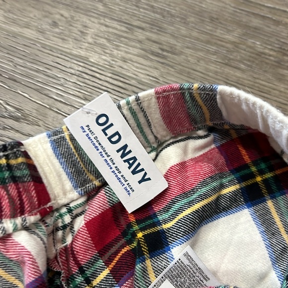 NWT Old Navy Christmas PJ Bottoms Unisex XL Drawstring Plaid - Picture 7 of 7